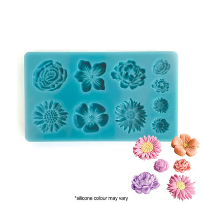 Silicone Mould - Assorted Flowers