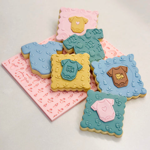Multi Pattern Plate - Oh Baby