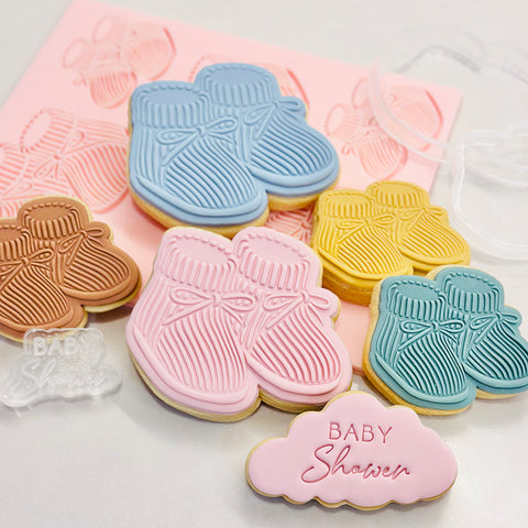 Pattern Shape Plate Kit- Baby Booties