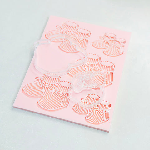 Pattern Shape Plate Kit- Baby Booties