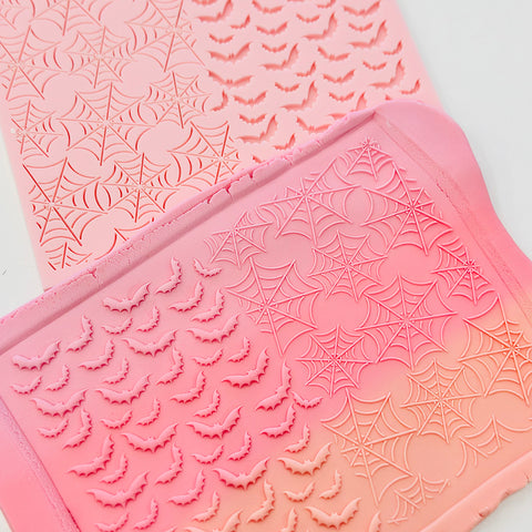 Pattern Plate Duo- Spider Webs and Bats