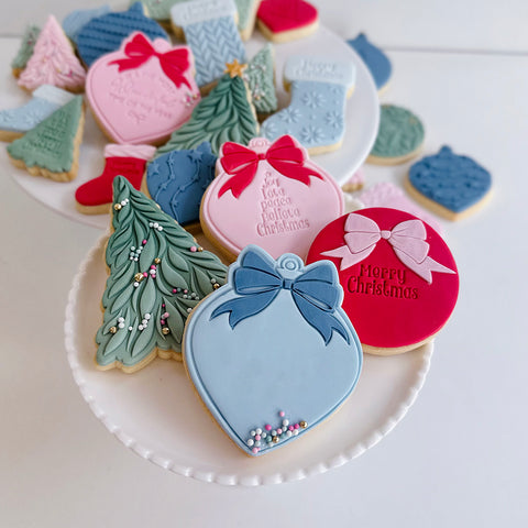 Cookie Cutter & Embosser Set- Christmas Bauble
