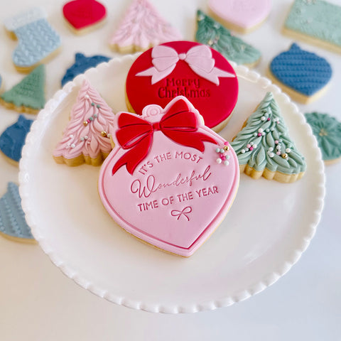 Cookie Cutter & Embosser Set- Christmas Bauble