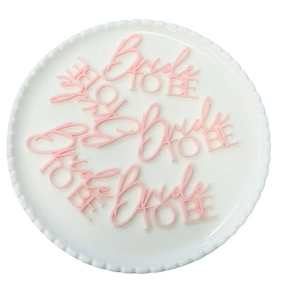 Mini Cake Plaque -Bride to be-5pack
