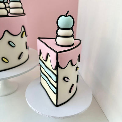 Acrylic Cake Shape Guides - Cake Slice (pie piece/wedge)