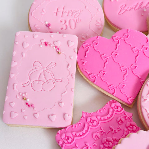 Little Imprints Stamp & Cutter Set - Cherry