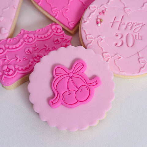 Little Imprints Stamp & Cutter Set - Cherry