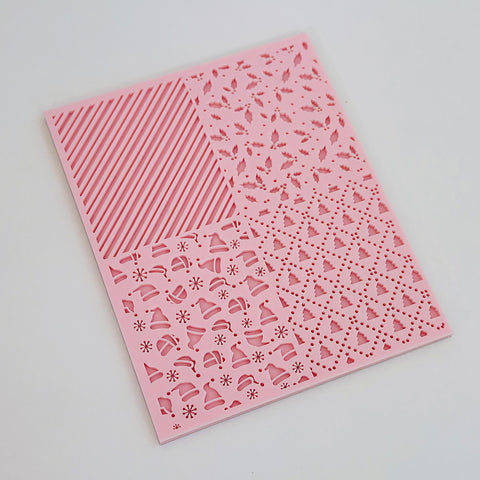 Multi Pattern Plate- Christmas #1