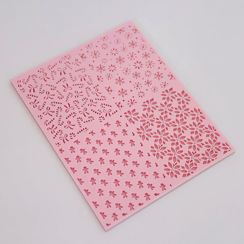 Multi Pattern Plate- Christmas #2