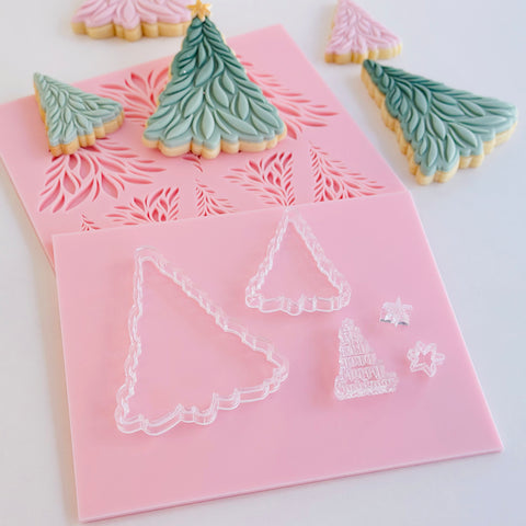 Pattern Shape Plate Kit- Christmas Tree Set