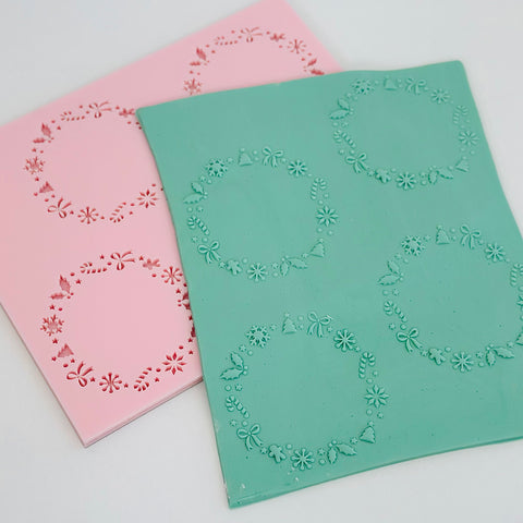 Pattern Plate- Christmas Trinket Border