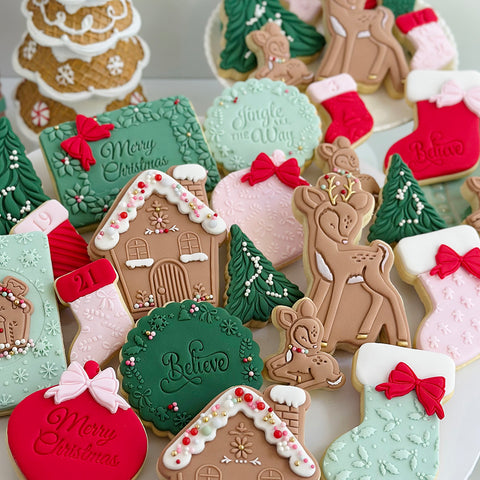 Large Multi Pattern Plate- Christmas