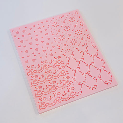 Multi Pattern Plate - Coquette