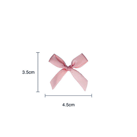 Mini Bows 24pack - Satin- Dusky Pink
