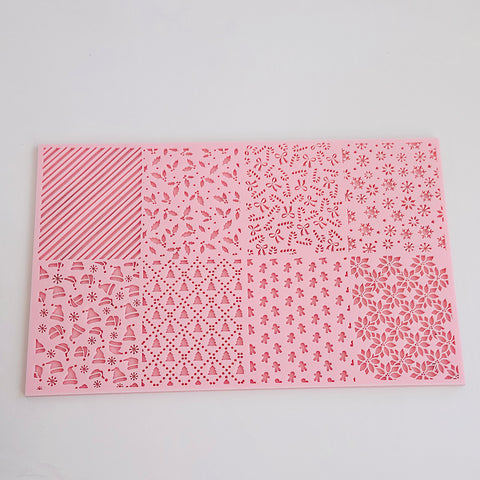 Large Multi Pattern Plate- Christmas