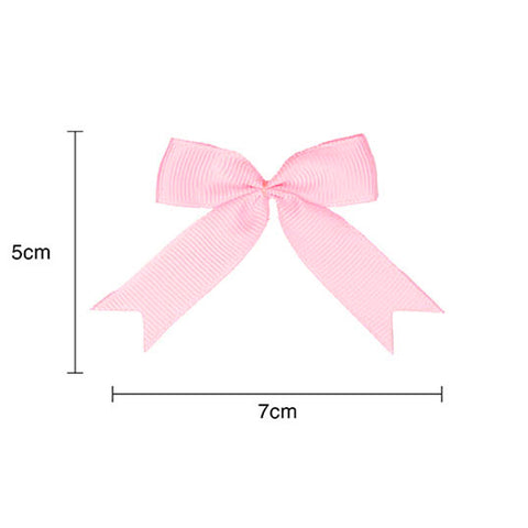 Mini Bows 24pack - Grosgrain- Pink