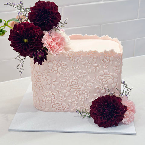 Cake Shape Guides- Modern Leaf