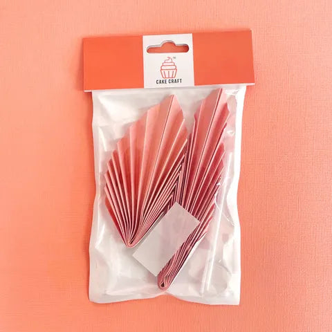 Baby Pink Deco Fan - 2pce