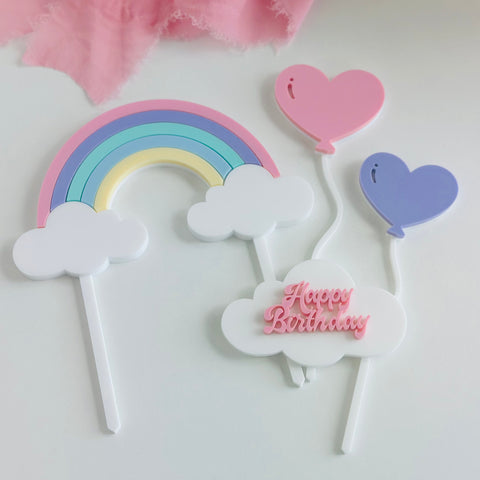Cake it Easy Kit - Rainbow and Hearts