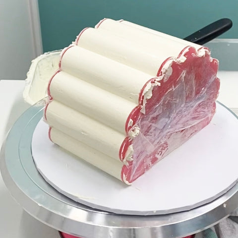 Cake Shape Guides -Scalloped Top Front Forward