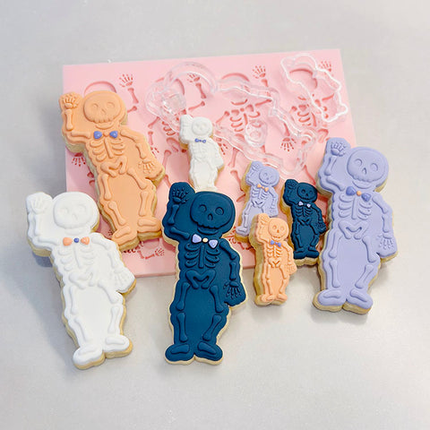 Pattern Shape Plate Kit- Skeletons