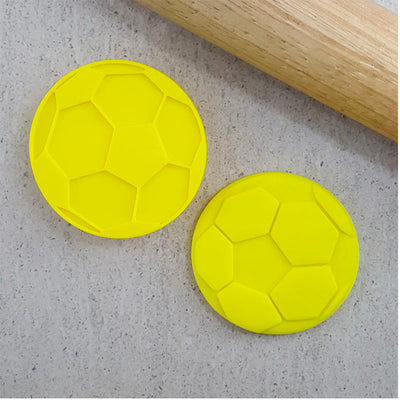 Cookie Embosser Cutter Set-  Soccer Ball
