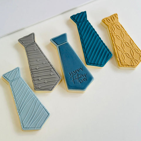 Cookie Cutter & Embosser Set- Tie