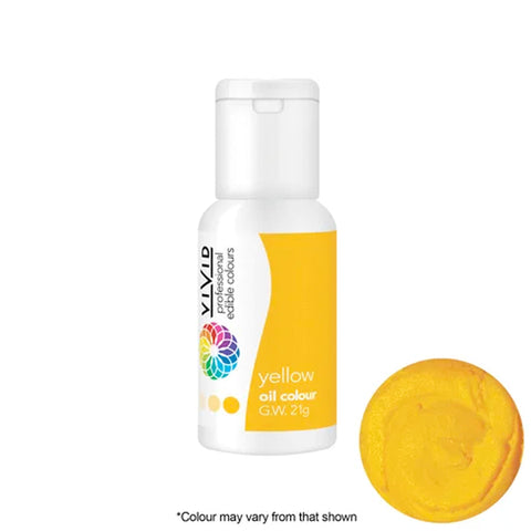VIVID Oil Based Colour - Yellow- 21g