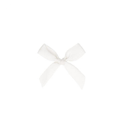 Mini Bows 24pack - Satin- White