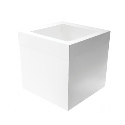 Loyal Tall Cake Box 12 x 12 x 12"- Includes Separate Lid