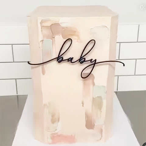 Cake Plaque - Baby