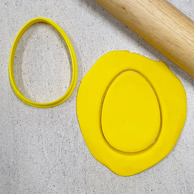 Cookie Cutter - Egg Shape-  3inch