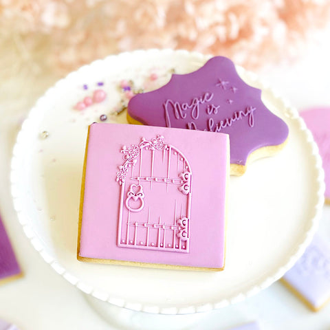 Raised Cookie Embosser - Enchanted Fairy Door