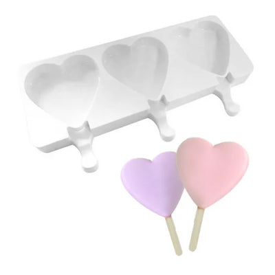 Silicone Heart Popsicle Mould