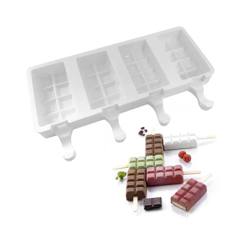 Silicone Block Shaped Popsicle Mould