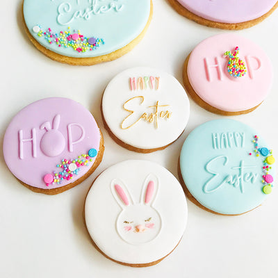 Raised  Cookie Embosser - Mini Easter Set