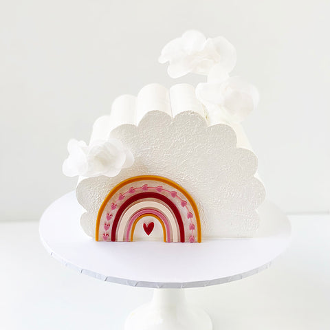 Cake Shape Guides -Scalloped Top Front Forward