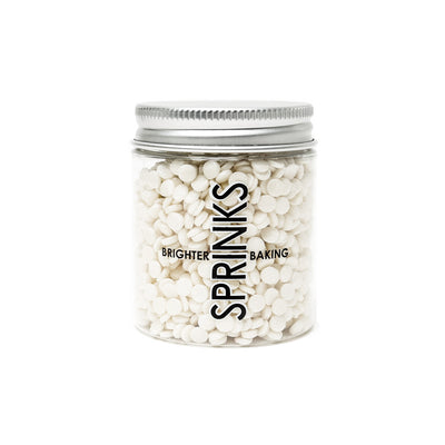 Sprinks Confetti - White Sequins- 60g
