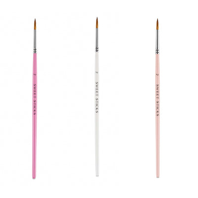 Sweet Sticks Pointed Round Paintbrush - #2- colour chosen at random