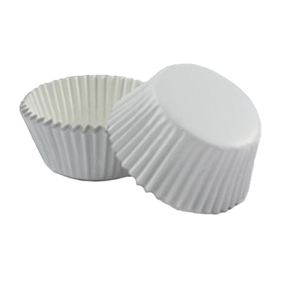 Large Foil Cupcake Papers - White