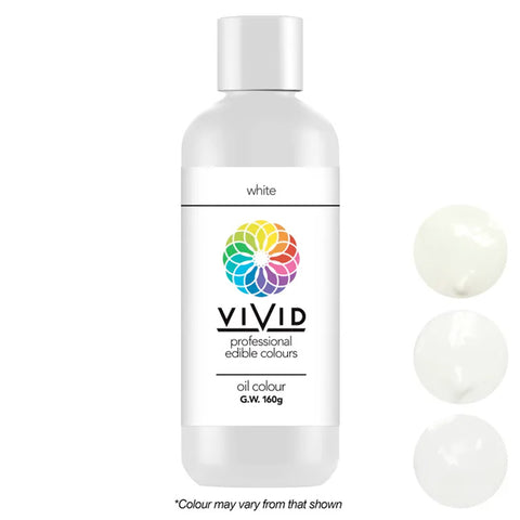 VIVID Oil Based Colour - White- 160G