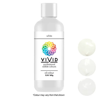 VIVID Oil Based Colour - White- 160G