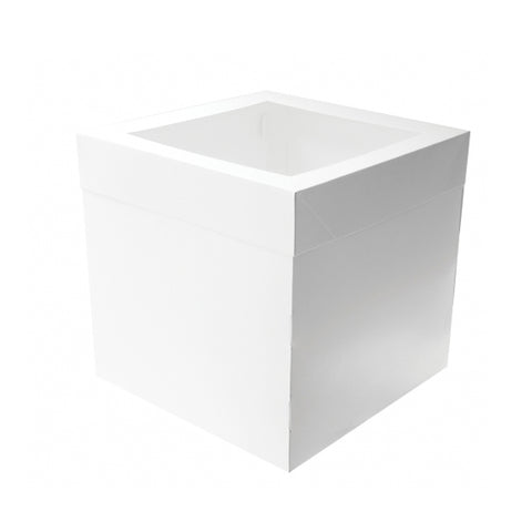 Mondo Tall Cake Box 12 x 12 x 12"- Includes Separate Lid