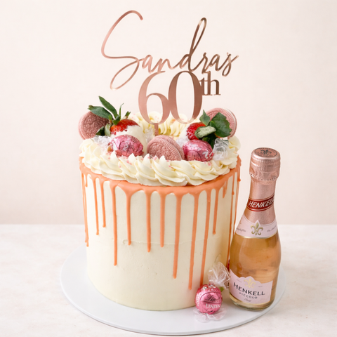 Custom Acrylic Cake Topper - Name + Age