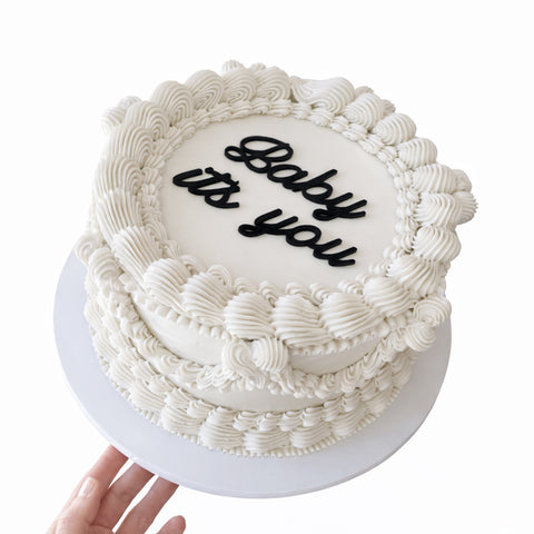 Cake Charm- Baby it's you