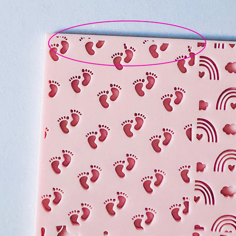 Multi Pattern Plate - Oh Baby- SECONDS SALE
