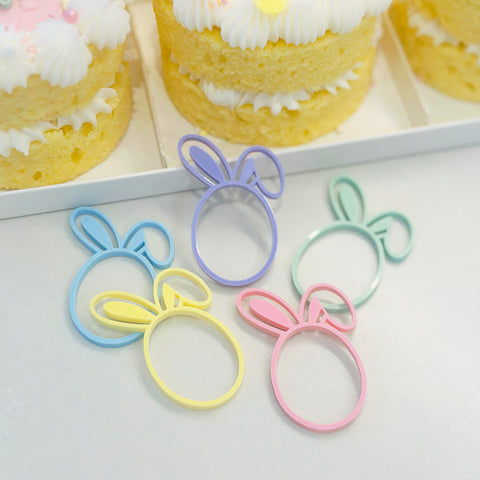 Acrylic Dessert Charms-  Bunny Egg
