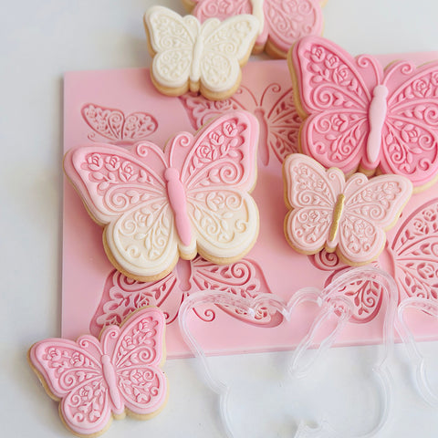 Pattern Shape Plate Kit-  Butterflies