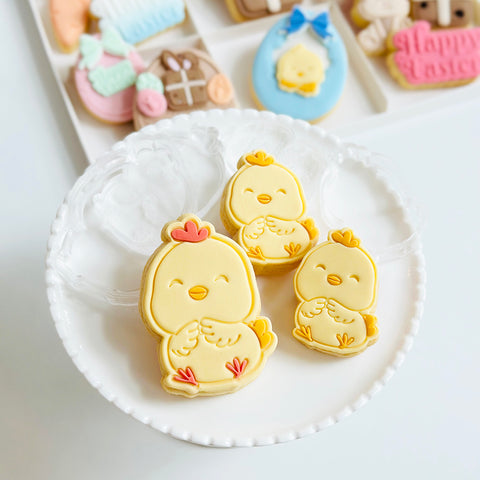 Cookie Cutter and Stamp Set- Cute Chick