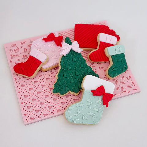 Multi Pattern Plate-  Christmas #1